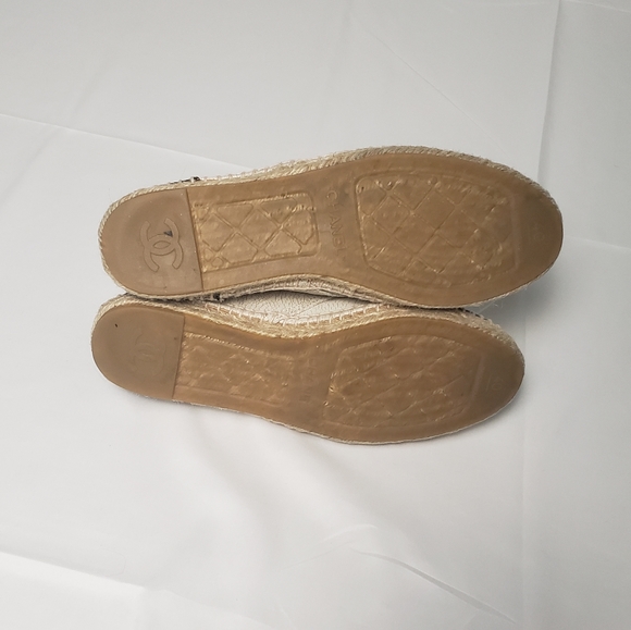 Chanel Embossed high top Espadrille - Picture 8 of 9